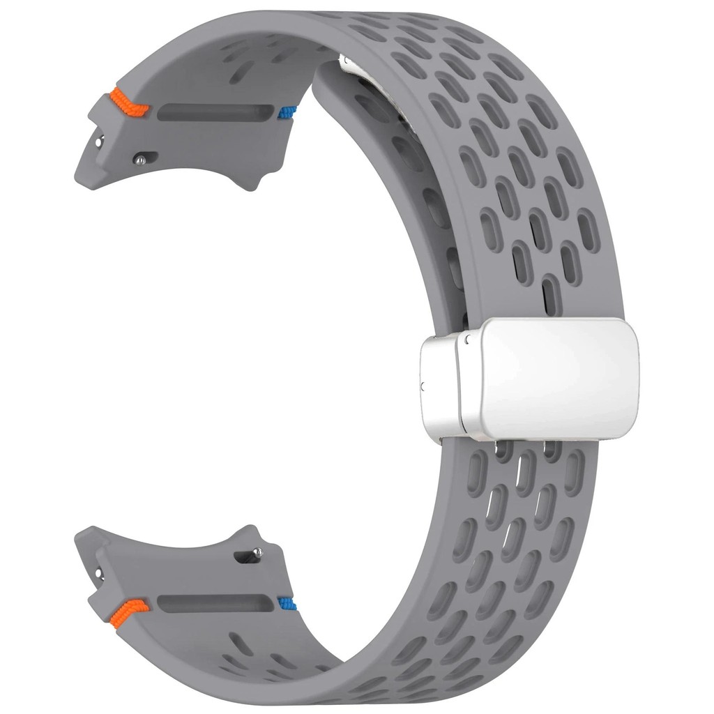 20mm Magnetic Strap for Samsung Galaxy Watch 4 5 Pro 6 7 7LTE 44mm 40mm Watch4/6 Classic Silicone Ba