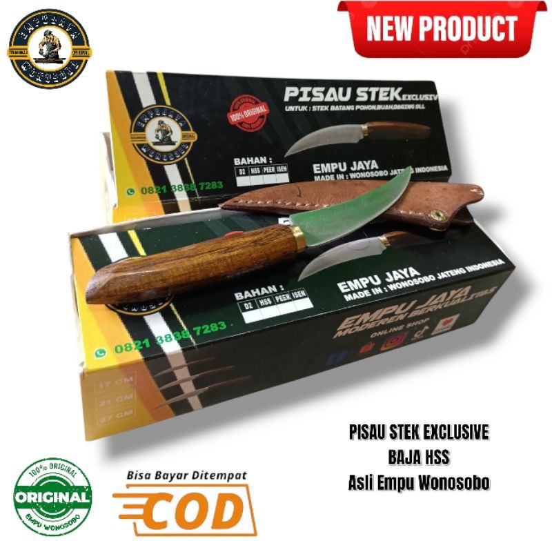 Pisau STEK Exclusive Baja HSS Jerman