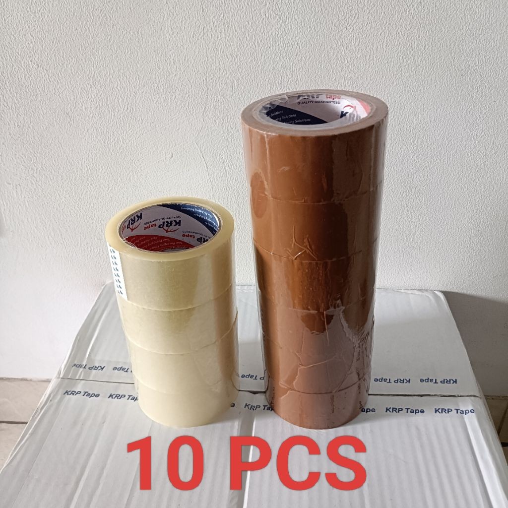 

(10 PCS) LAKBAN BENING 90 Yard | Lakban COKLAT 90YARD | KUALITAS DIJAMIN MEREKAT