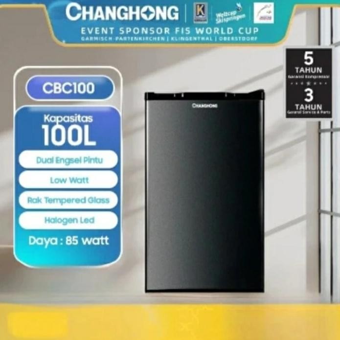 CHANGHONG CBC 100 Kulkas 1Pintu / Kulkas Portable Changhong CBC 100 Original