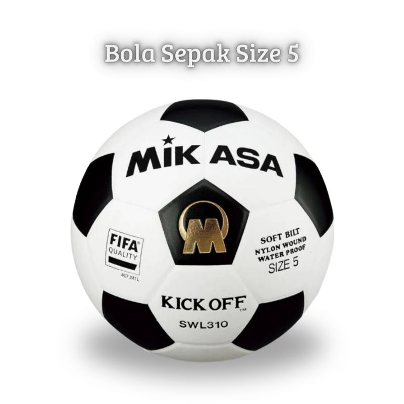 MIKASA Bola Sepak MIKASA KICK OFF SWL310 Bola Kaki Original Import Dewasa Lapangan Besar