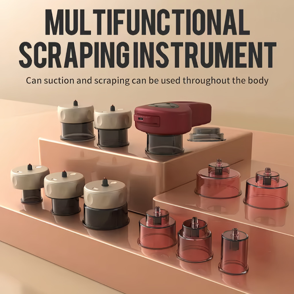 Electric cupping kit, detachable intelligent cupping therapy massager device, Smart Cupper relieves 