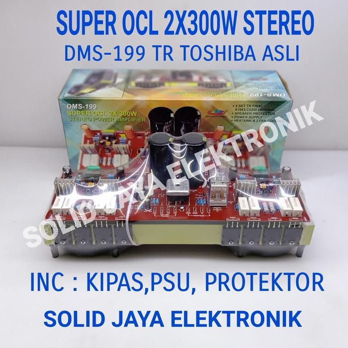 KIT POWER AMPLIFIER SUPER OCL 600W DMS-199 DMS 199 DMS199 STEREO SOCL
