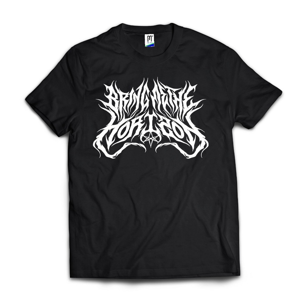 BAND - T shirt BMTH LOGO METAL | BRING ME THE HORIZON | Kaos band | Kaos musik | Tag Merchcons Adem
