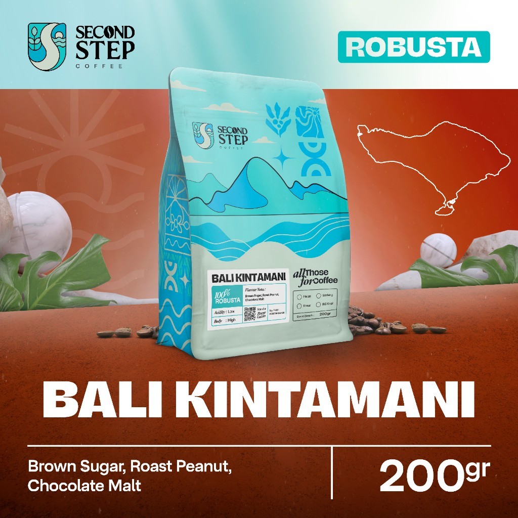 

Biji Kopi Bubuk Robusta Bali Kintamani Coffee Roast Beans Espresso Tubruk 200gr Terlaris