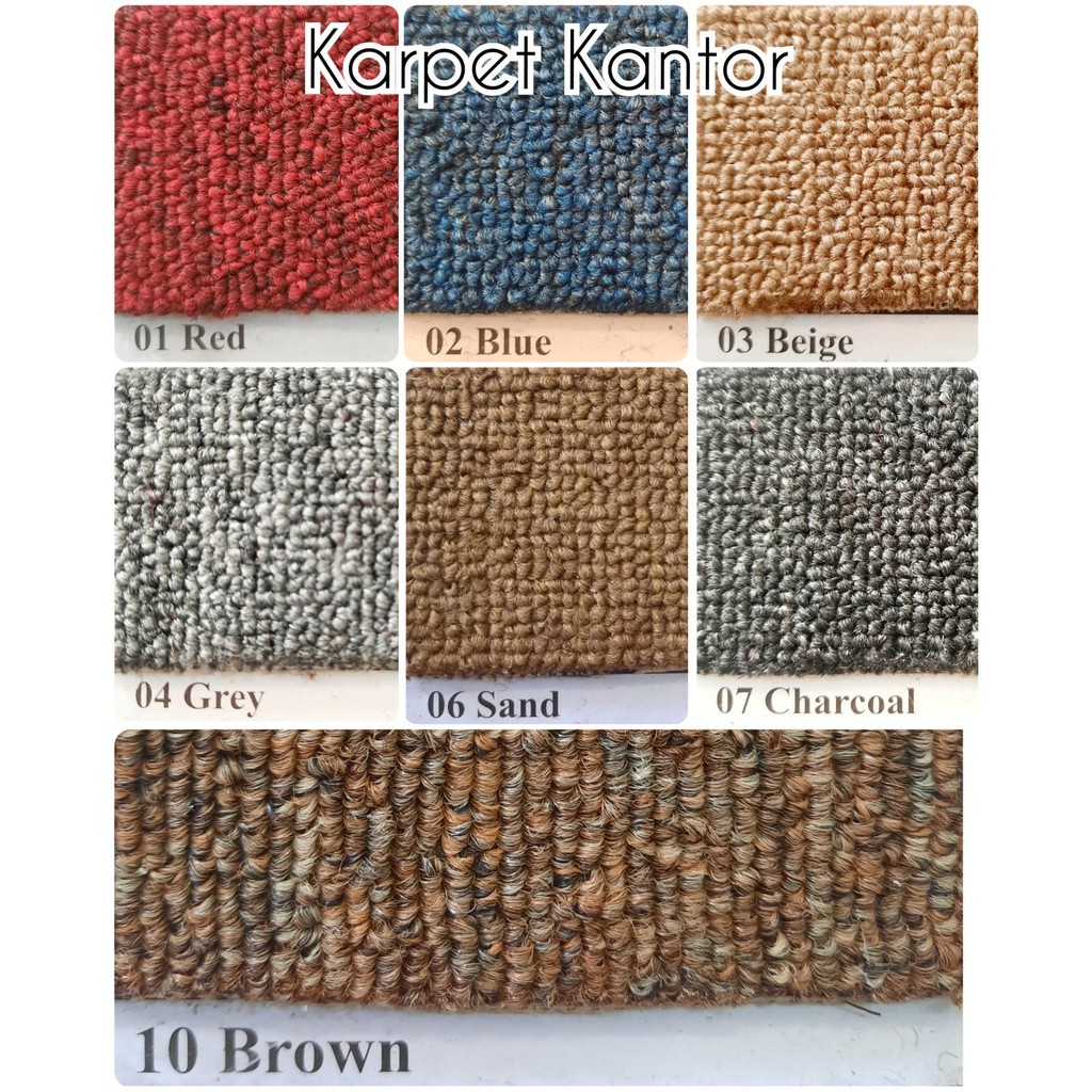 XF54EW Karpet lantai Karpet meteran polos karpet meteran tebal karpet masjid Karpet kantor lebar 2m