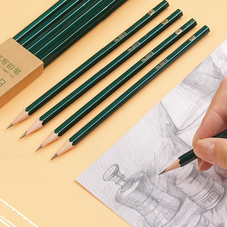 

-JOJU- 1 SET 10PCS PENSIL KAYU 2B / PENCIL MURAH MERIAH