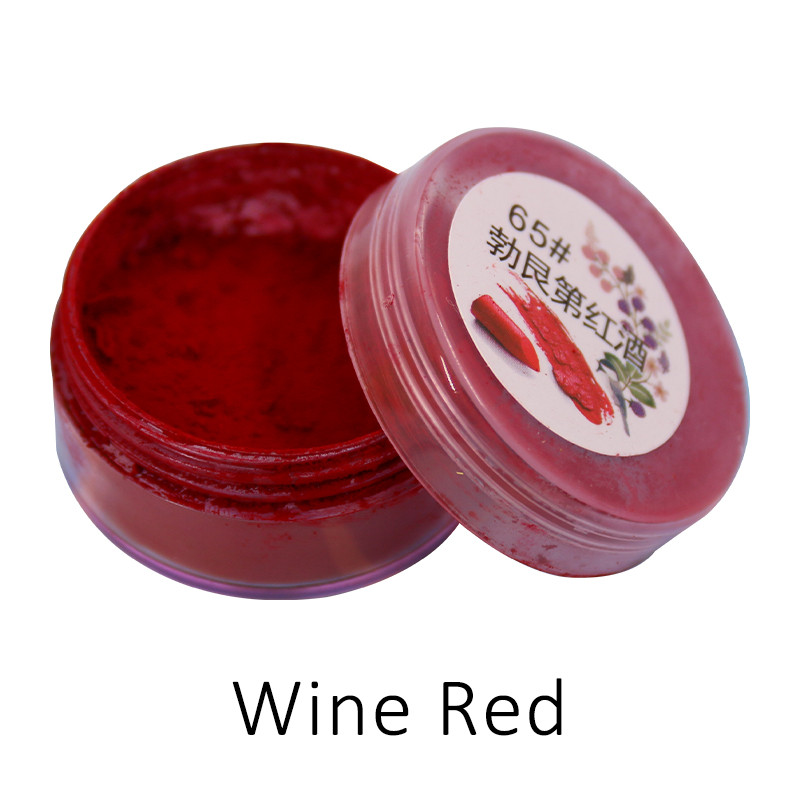 

1g Per Bottle Wine Red Color Lipstick Powder for Comestic Makeup Long Lasting Lip Gloss Pigment Mica Powder