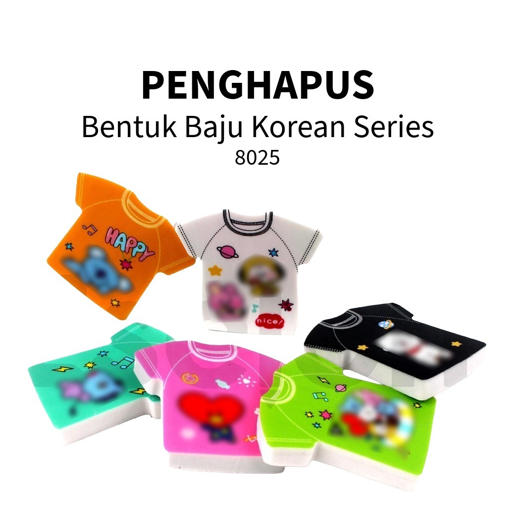 

♚1pc Penghapus Model Baju 8025 / 1buah Penghapus Fancy♚