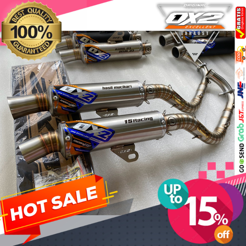 Knalpot MIO 130-200cc Original OX2 racing