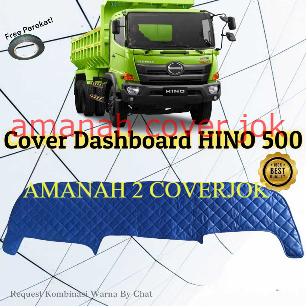 Cover Alas Dashboard Hino 500 Lohan Ranger Pelindung Dasbor Mobil Kulit Variasi Aksesoris Interior