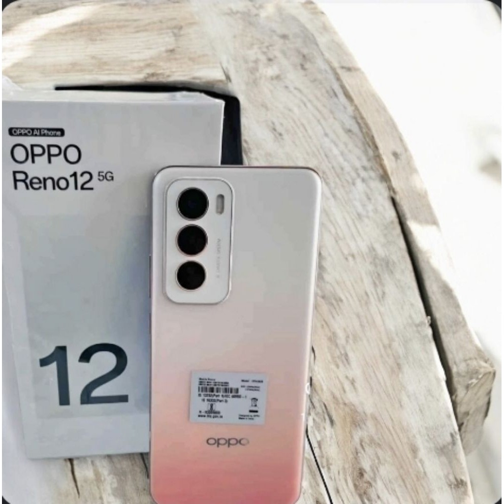 oppo reno 12 versi ram 12 256gb hp second lengkap resmi original siap pakai