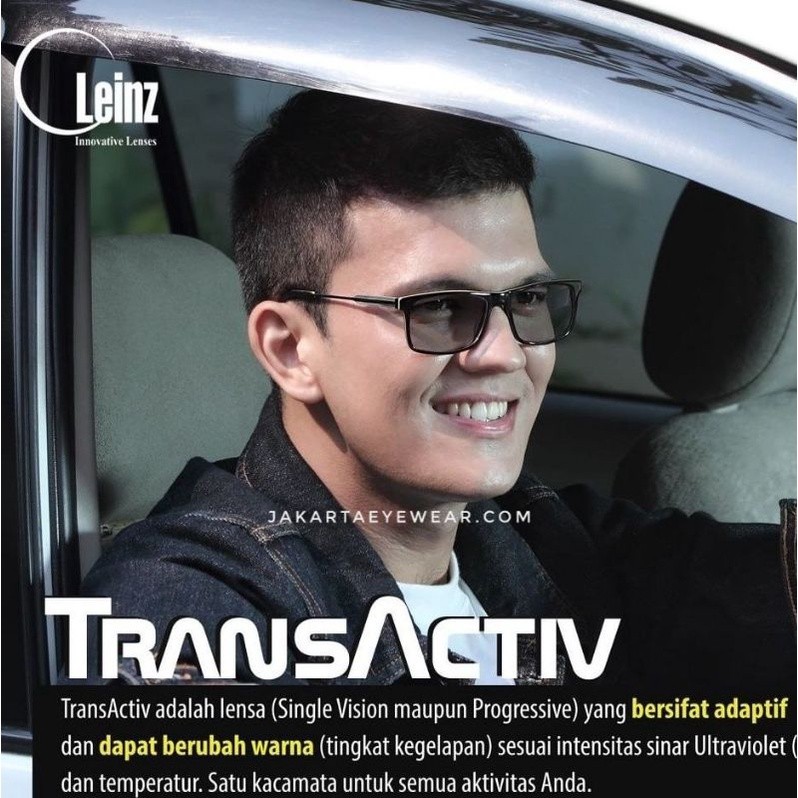 Lensa Progressive Murah LEINZ Free Form Starter 2 Transactiv Grey 1.56 New Supertrans Anti Blue Ray 
