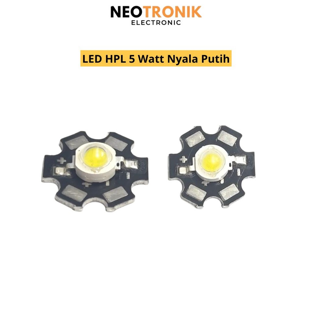 (HARGA SATUAN) LED HPL 5 Watt Nyala Putih