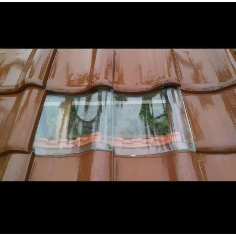 (100PC)Genteng Kaca Gelombang layur/Genteng kaca ngelayur/Atap genteng kaca/Genteng gelombang nglayu