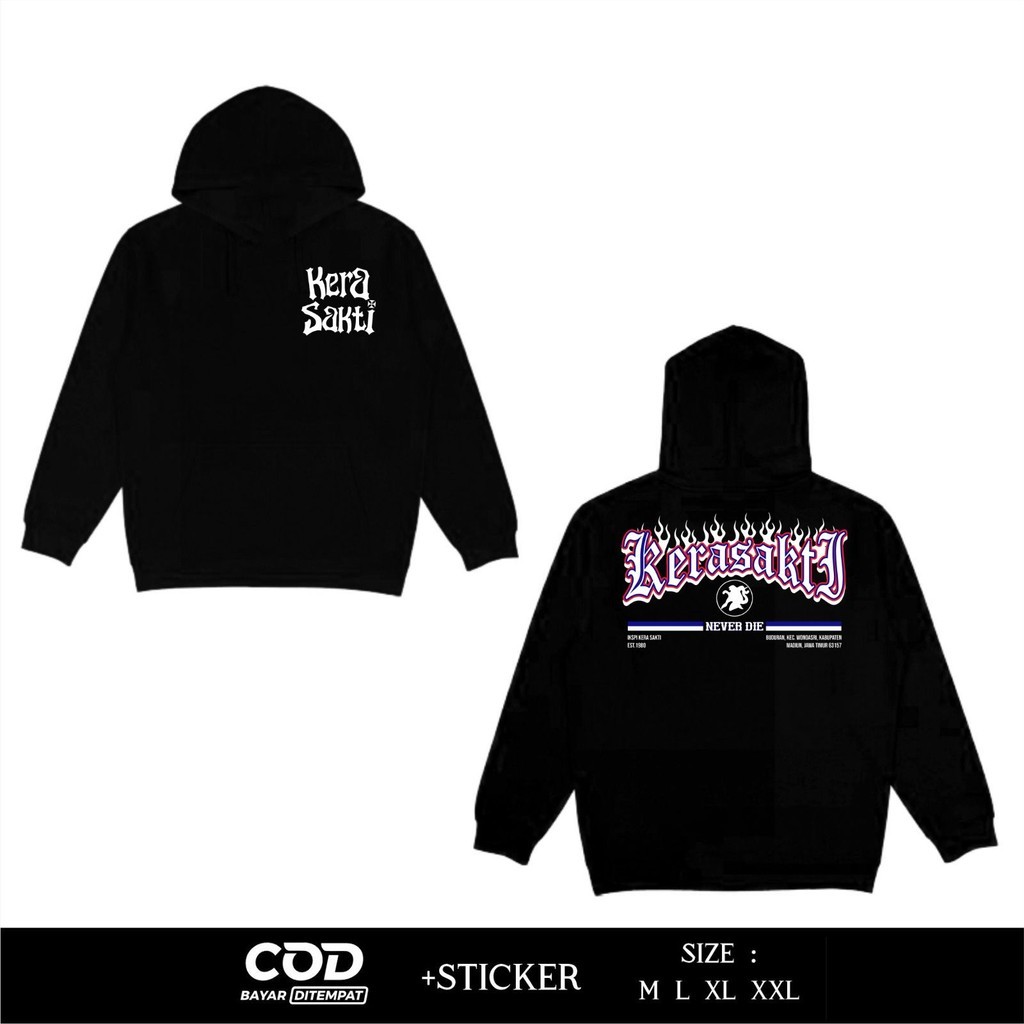 HOODIE IKSPI KERA SAKTI NEVER DIE HOODIE IKSPI TERBARU - HOODIE KERA SAKTI - HOODIE IKSPI SIMPEL (SF