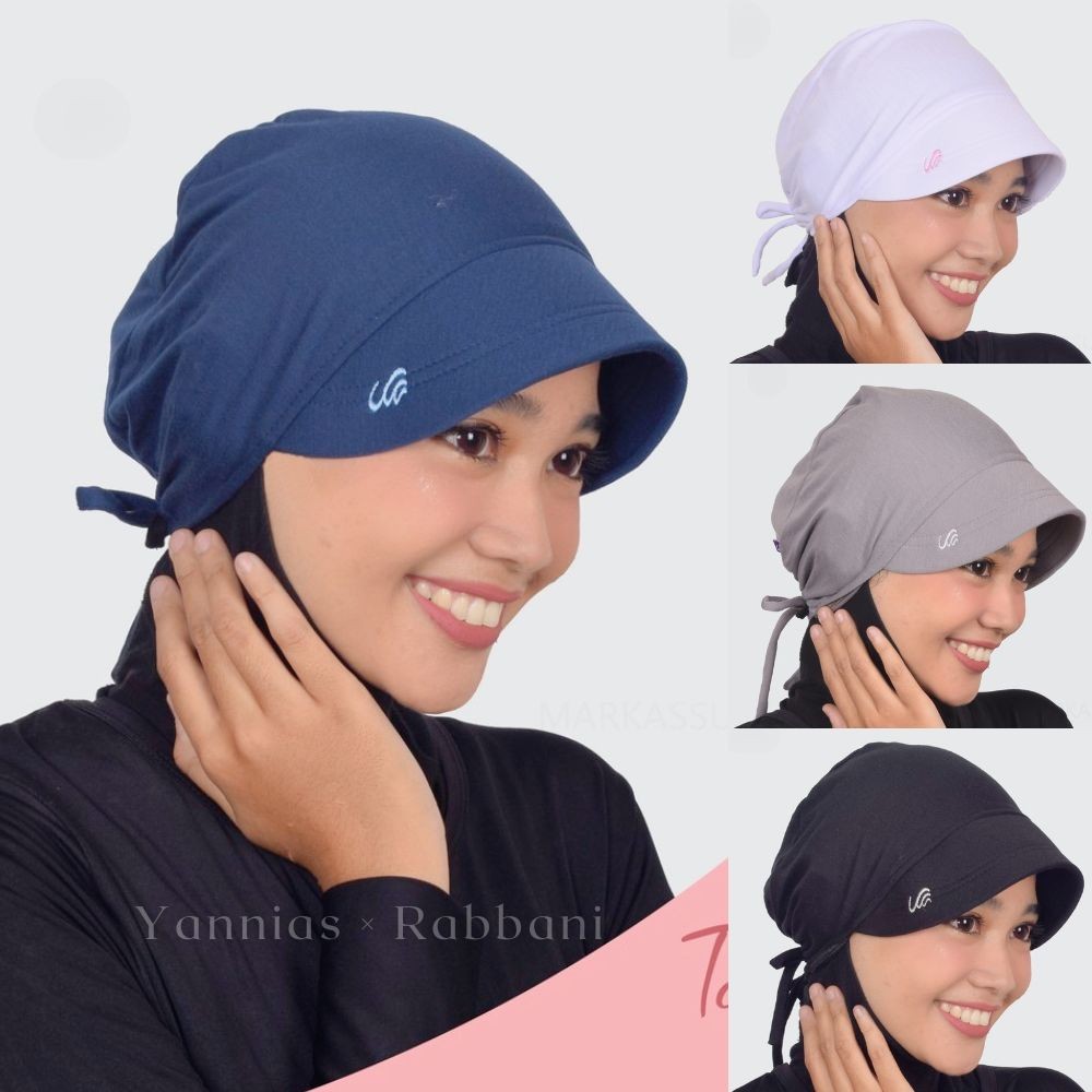 RABBANI Ciput Topi Tali PE Jilbab PET Bahan Kaos Dalaman Kerudung Hijab