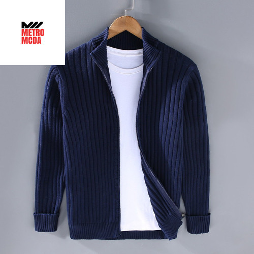 Skymall Cozy Jaket Rajut Pria Bahan Tebal dan Keren