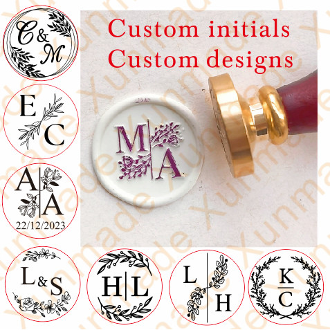 

customize Wax Seal Stamp logo Personalized image custom sealing wax sealing stamp wedding Invitation Retro antique stamp custom