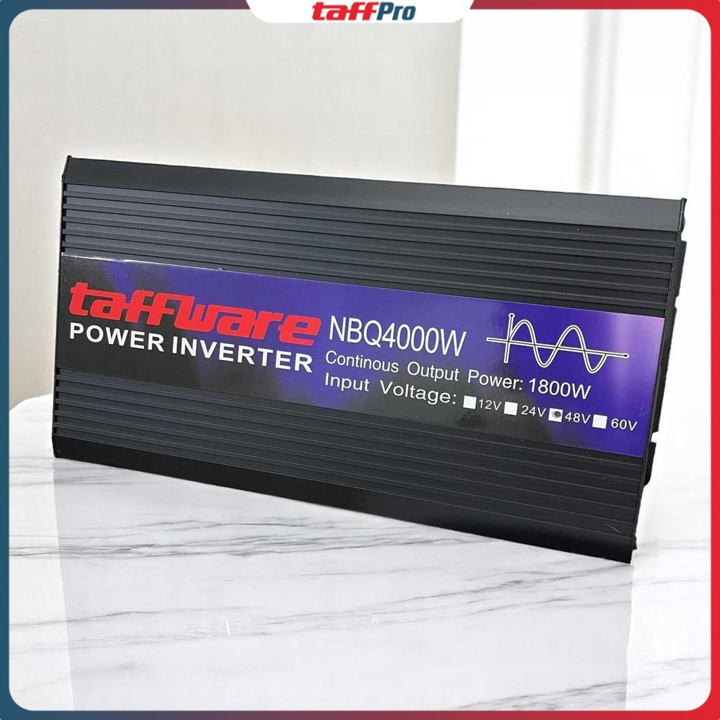 Taffware Power Inverter Mobil Pure Sine Wave DC 48V to AC 220V 4000W - NBQ4000W