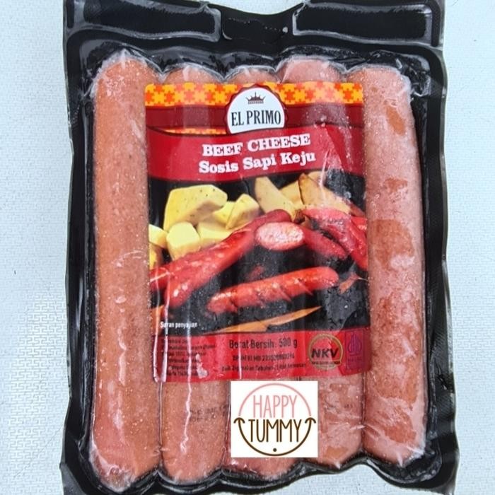 

El primo sosis beef cheese sausage elprimo 500gr
