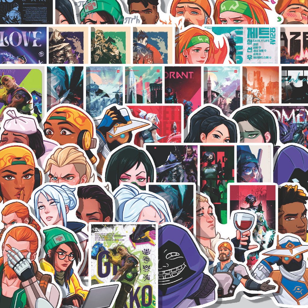 

Stiker Cutting Pack Stiker Valo Boys Isi 100Pcs Series Aesthetic Lucu Keren Untuk Koper Bahan Vynil