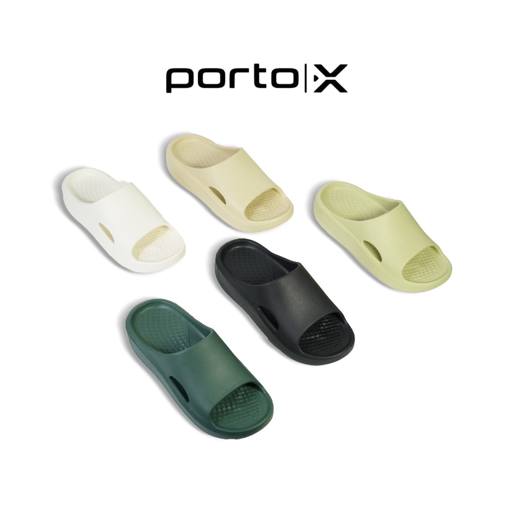 Porto X Sandals - Verner Slides Sendal Slop Recovery Pemulihan Empuk Adaptifoam