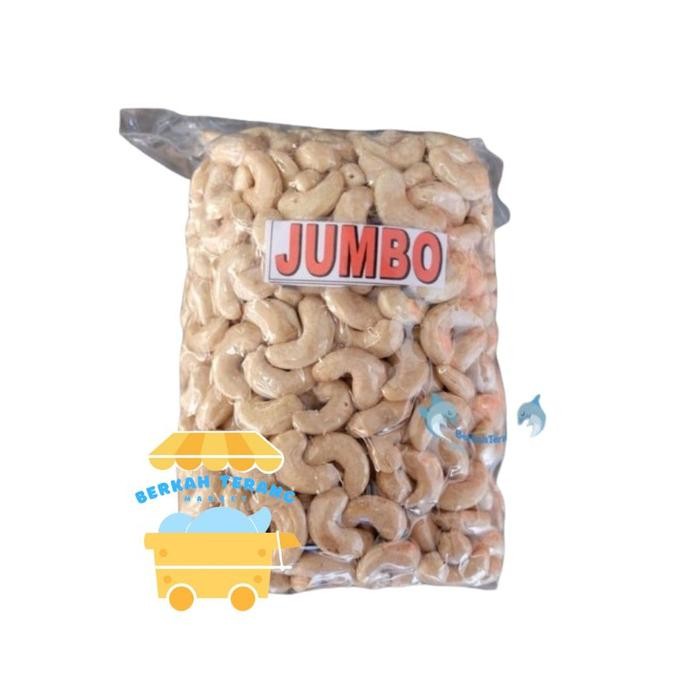 

Kacang Mede Jumbo Sulawesi Mente Mete Utuh Jumbo 1 kg