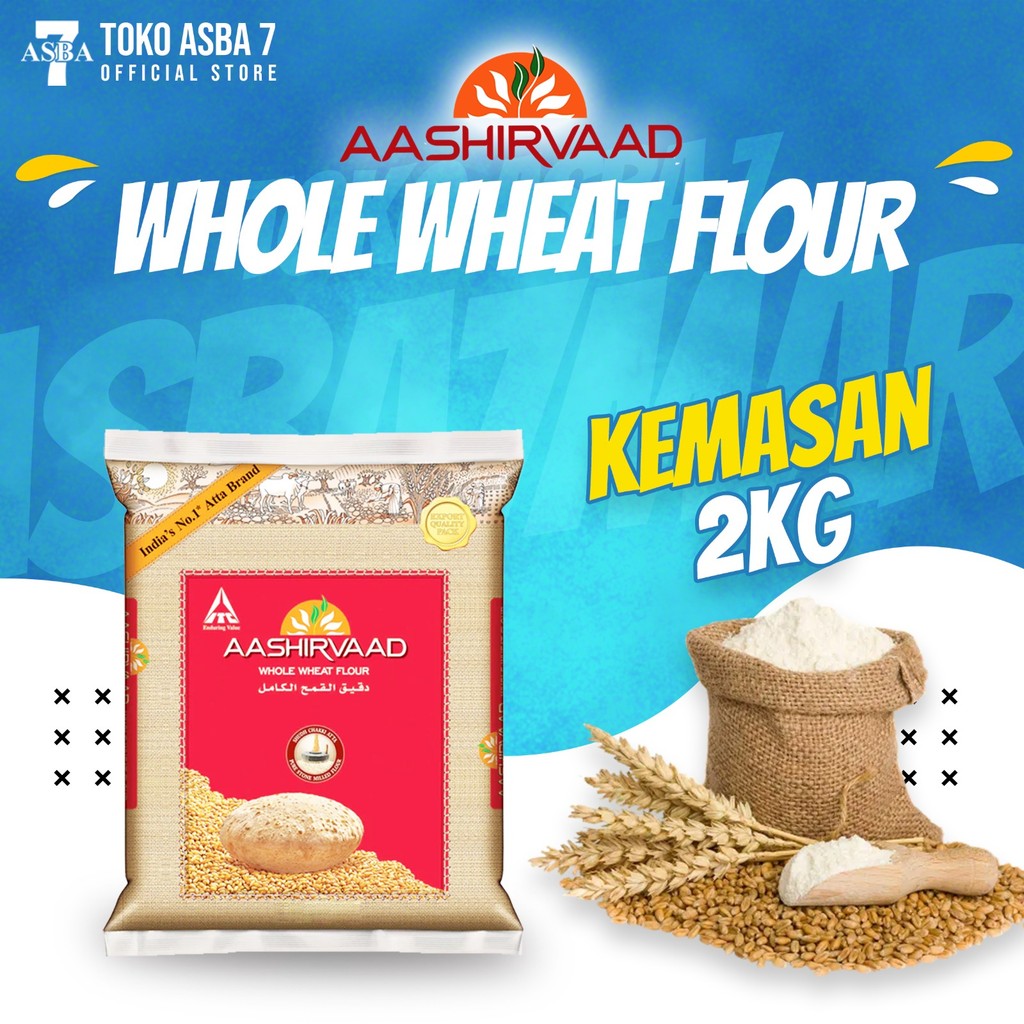 AASHIRVAAD WHOLE WHEAT FLOUR 2KG