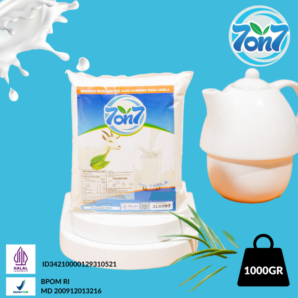 

Susu Kambing Etawa Bubuk Halal BPOM Rasa Vanila 1000gr