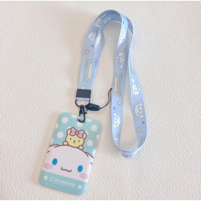 

Kalung Holder Kartu Lucu Sanrio /ID Card Holder NameTag Lanyard Sanrio - Cinnamoroll by Summerstore official