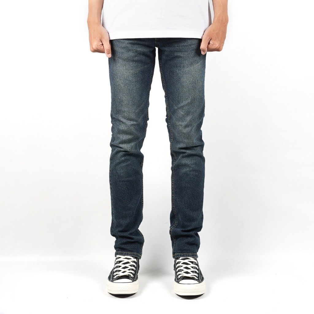 Eastwood Denim Pants Dark Blue Whisker
