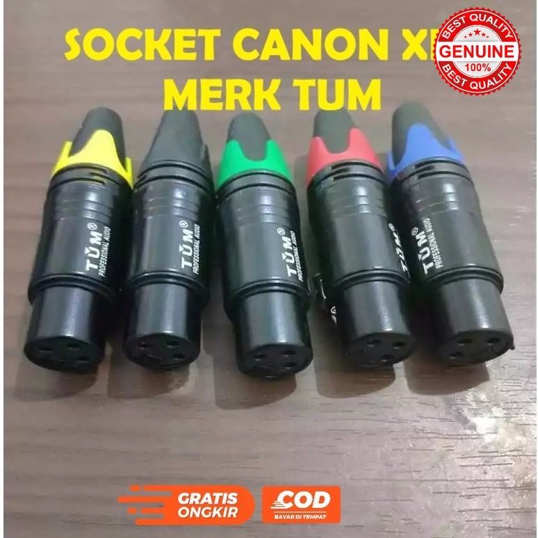 TUM SOCKET XLR CANON SOKET FEMALE