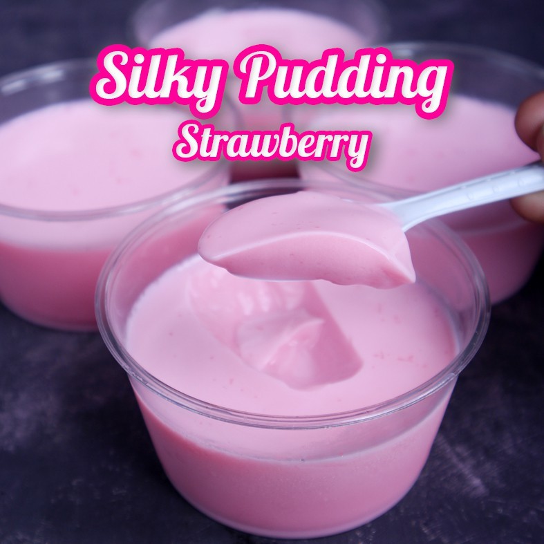 

Bubuk Silky Pudding Strawberry 500gr - Serbuk Puding Premium - Bandar Powder