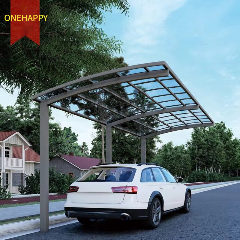 Aluminum multifunctional carport garage aluminum carport modern design carport parking shed wooden c