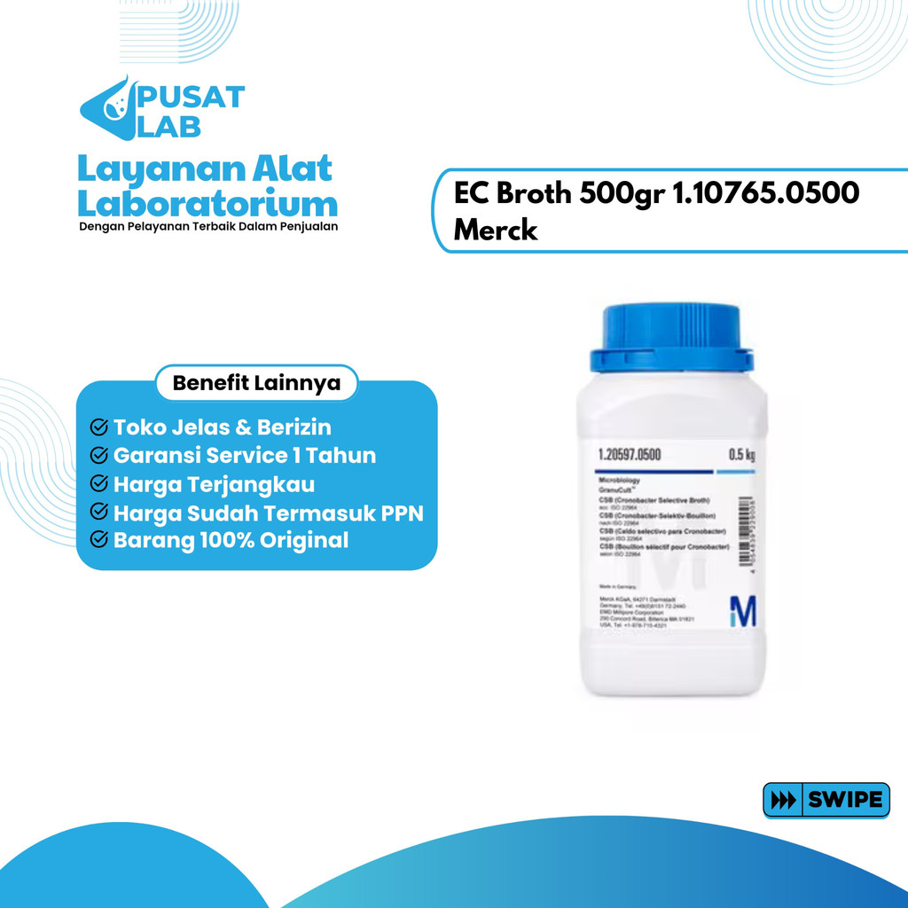 EC Broth 500gr 1.10765.0500 Merck
