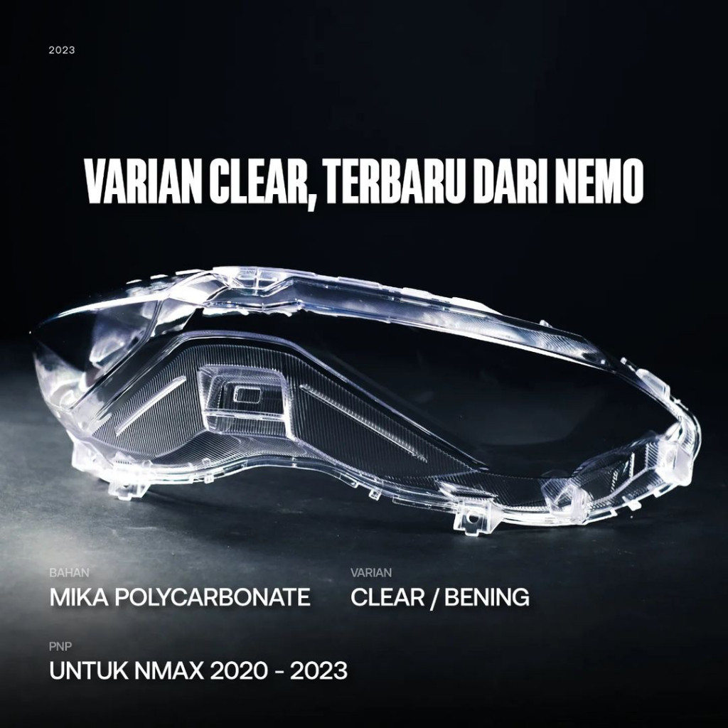 MANSAGAN  Mika lampu stop nmax new 2020 clear / bening mika lampu belakang nmax new bening