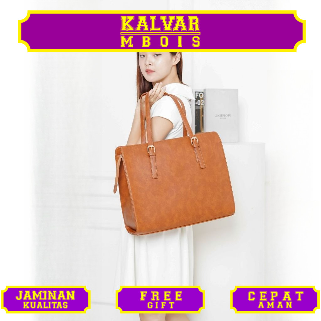 TAS LAPTOP WANITA CLASSYC LARGE | Tote Bag Laptop | Tas Kantor Wanita