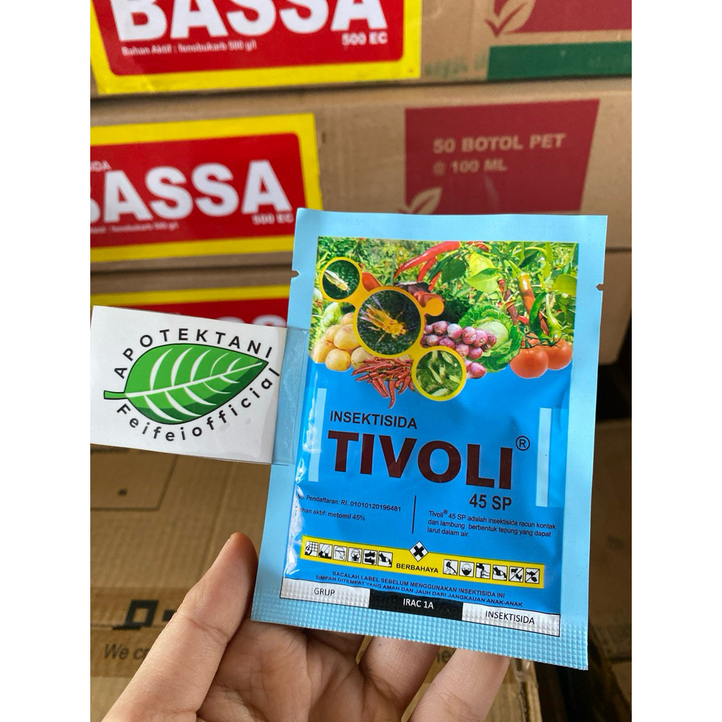 TIVOLI 15 GRAM INSEKTISIDA ( Metomil 45% )