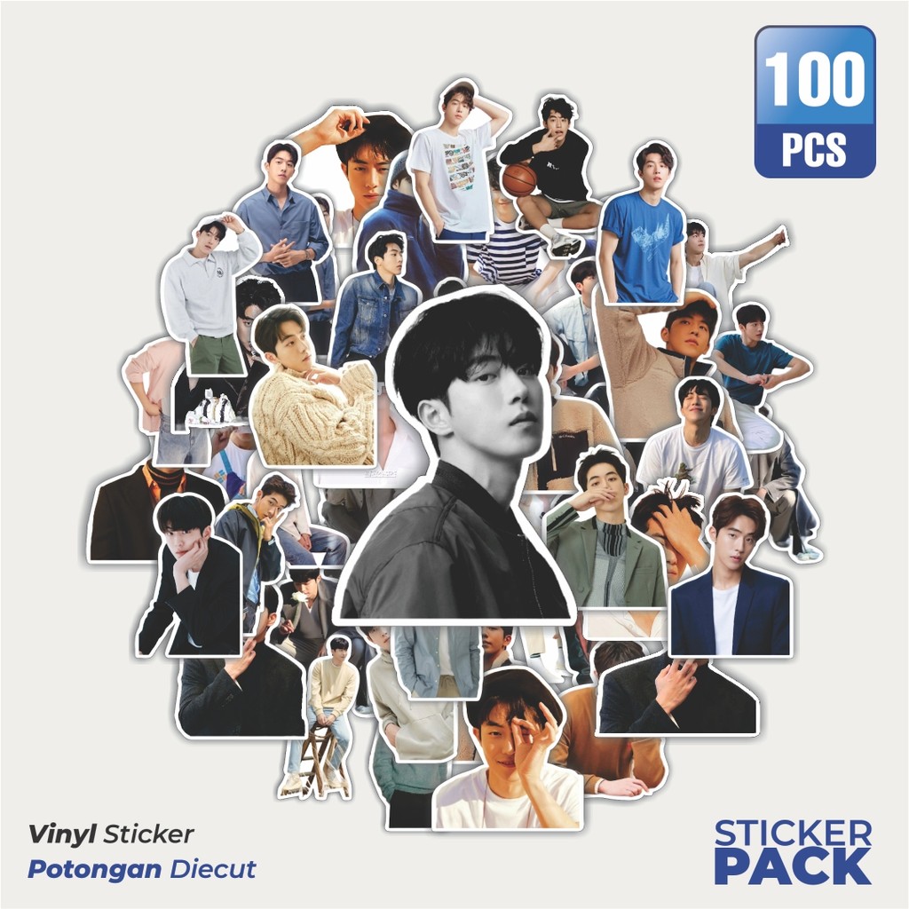 

MURAH 100 PCS Stiker Nam Joo HyukWaterproof Aesthetic- Untuk Laptop, Motor, dan Helm - Paper Stationery Pack