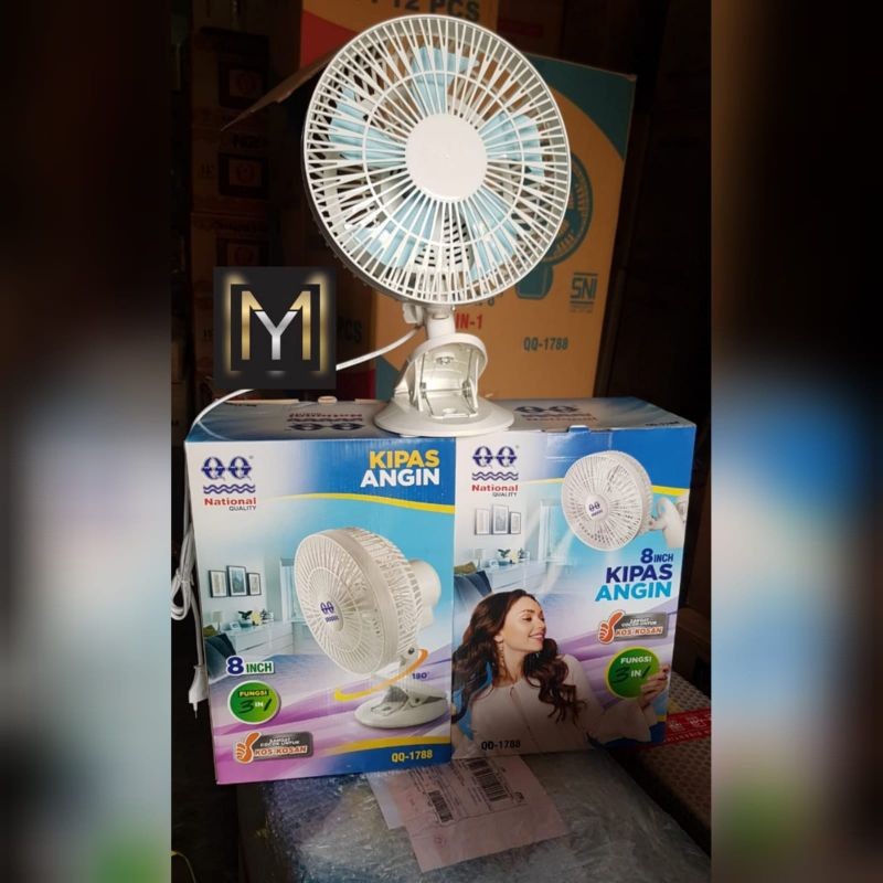 Kipas Angin Jepit QQ 8 Inch Clip Fan QQ1788 QQ 1788 QQ-1788