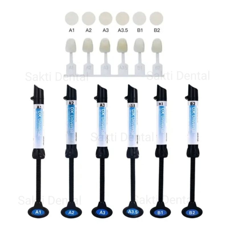 Composite Dentex Original Dental Nano Hybrid Dentex Universal Lem Gigi Behel Veneer Komposit Composi