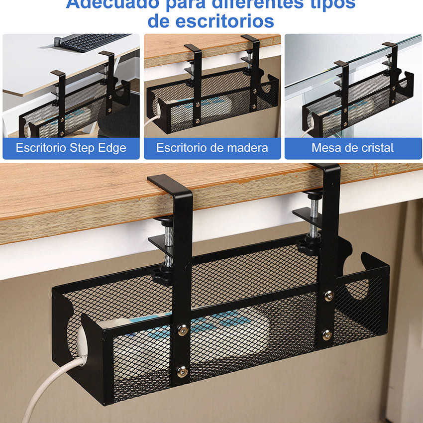 Rak Kabel Cable Organizer Cable Management Under Desk Wire Management Tray Rak Bawah Meja Solusi Keb