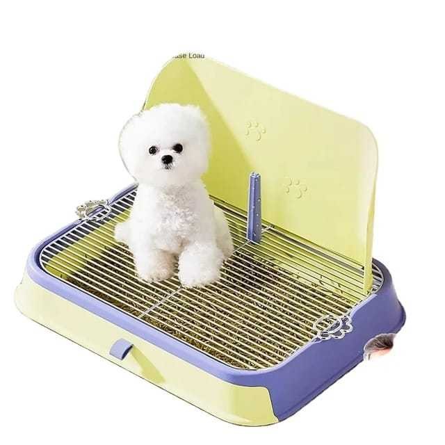 Tempat Pipis Anjing Toilet Anjing Dengan Dinding - Dog Toilet Pet Tray