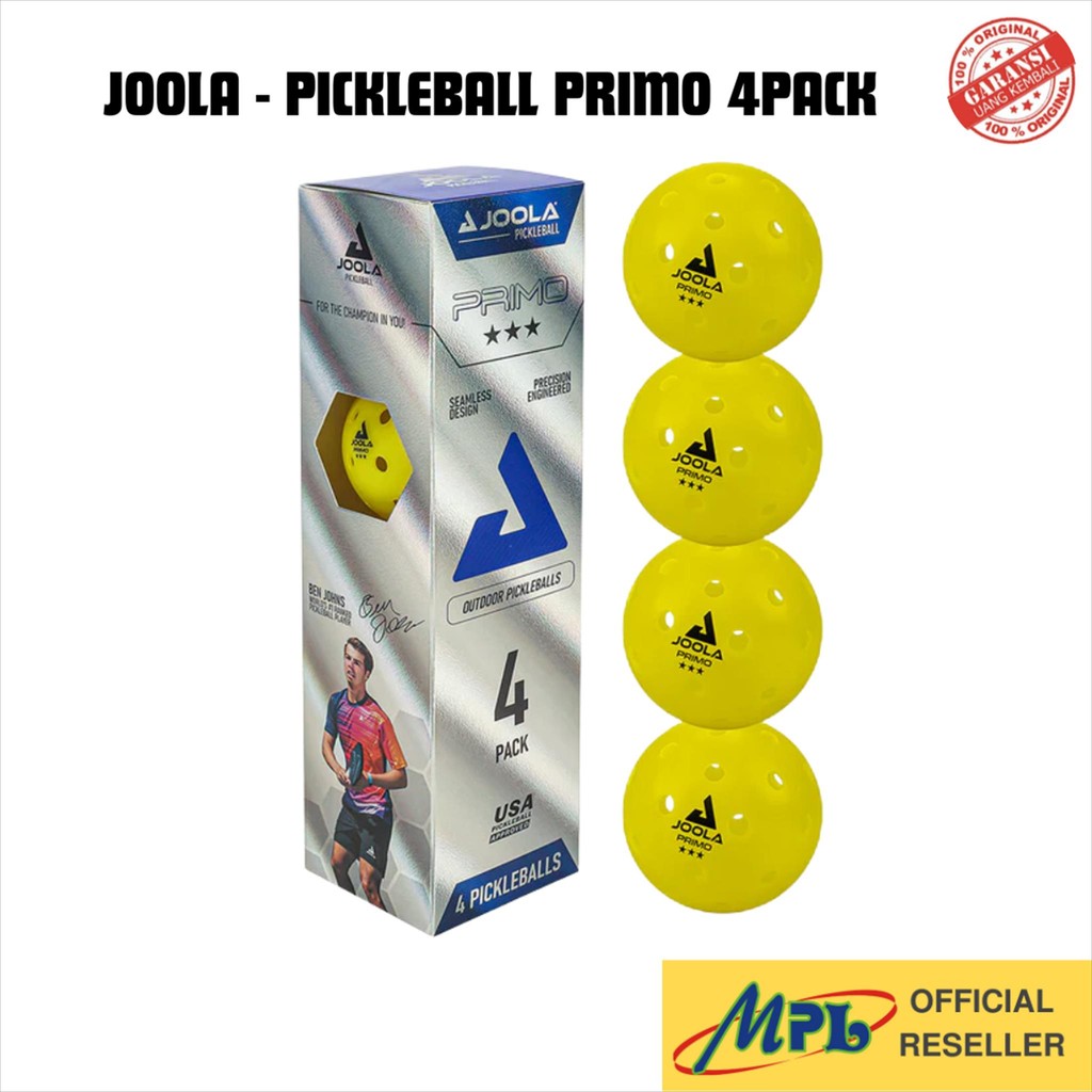 BOLA PICKLEBALL JOOLA PRIMO 4 PACK ISI 4