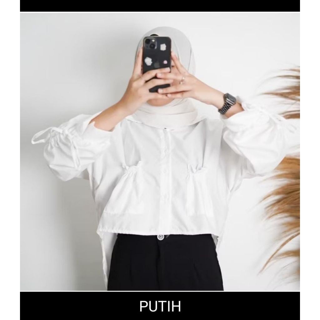 MyStar Seorina Shirt - Blouse Bahan Katun Poly Nyaman TERBARU