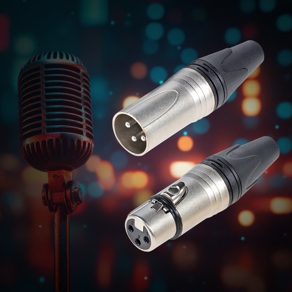 Jack Bma Canon Konektor XLR 3P Plug MIC Jek Asli untuk Bma Male Female