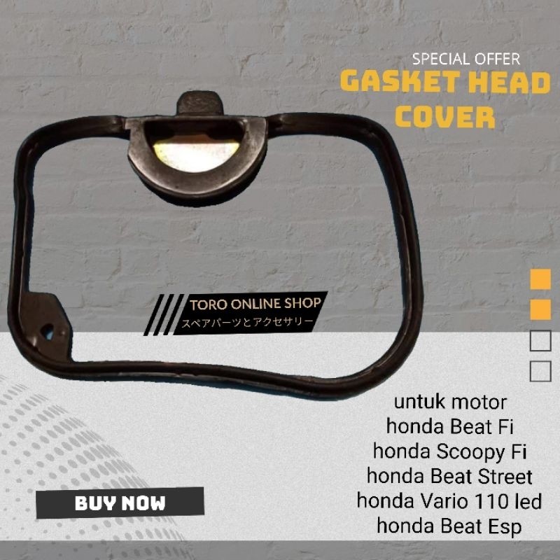 gasket cylinder head beat fi scoopy fi karet sil head beat fi kzl k25 k44 karet cover head beat pop 