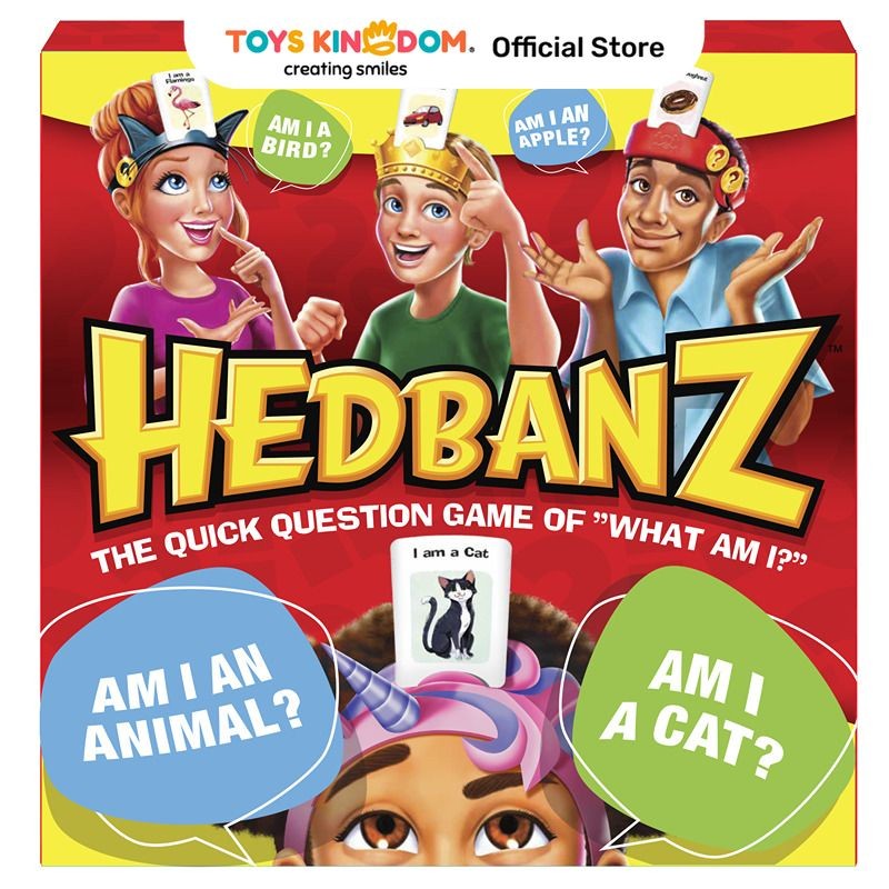 Toys Kingdom Spin Master Hedbanz Mainan Anak Kids Toy Card Game Permainan Kartu Tumpuk Koleksi Maina
