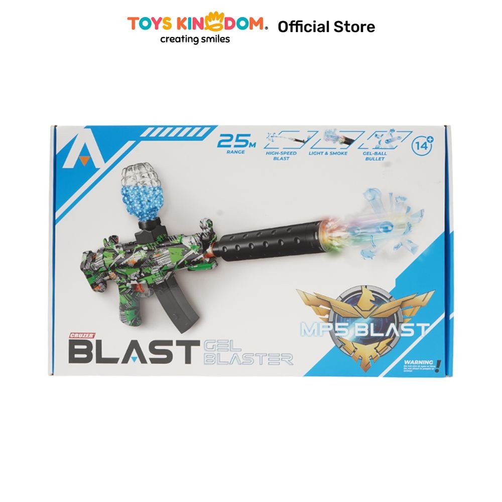 Toys Kingdom Cruzer Blast Gel Blaster Mp5 Sound & Light - Mix Toys Kids Toy Senjata Tembak Gun Toys 